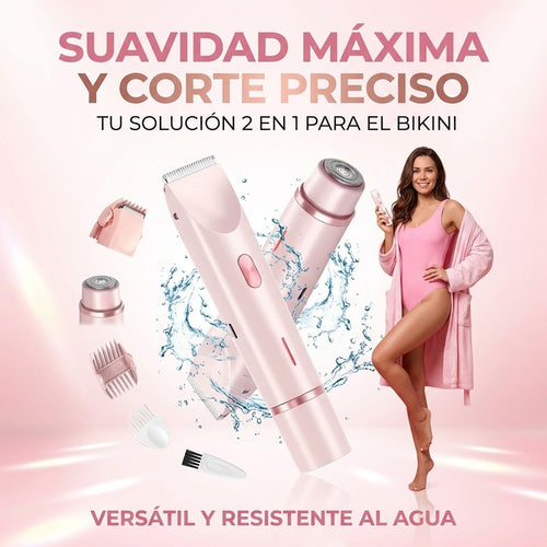 ✨ DEPILADORA FEMENINA 2 EN 1 RESISTENTE AL AGUA ✨