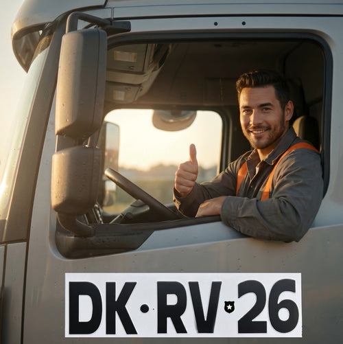 🚚 Patentes para Camiones Certificadas Adhesivas o Imantadas