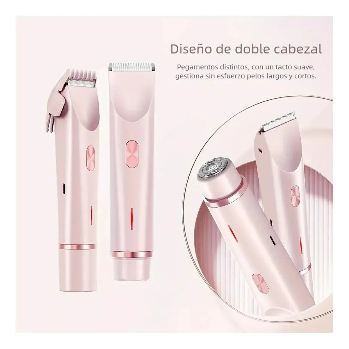 ✨ DEPILADORA FEMENINA 2 EN 1 RESISTENTE AL AGUA ✨